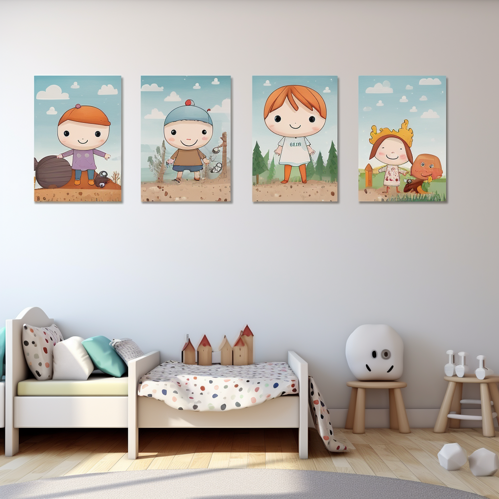 Kids Wall Decorations Illustration