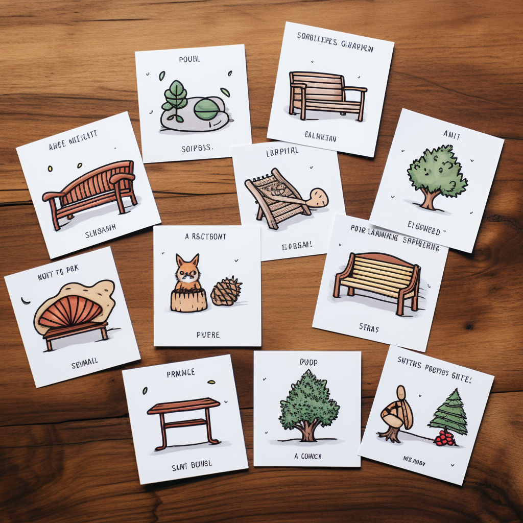 Scavenger Hunt Card Icons for Kids