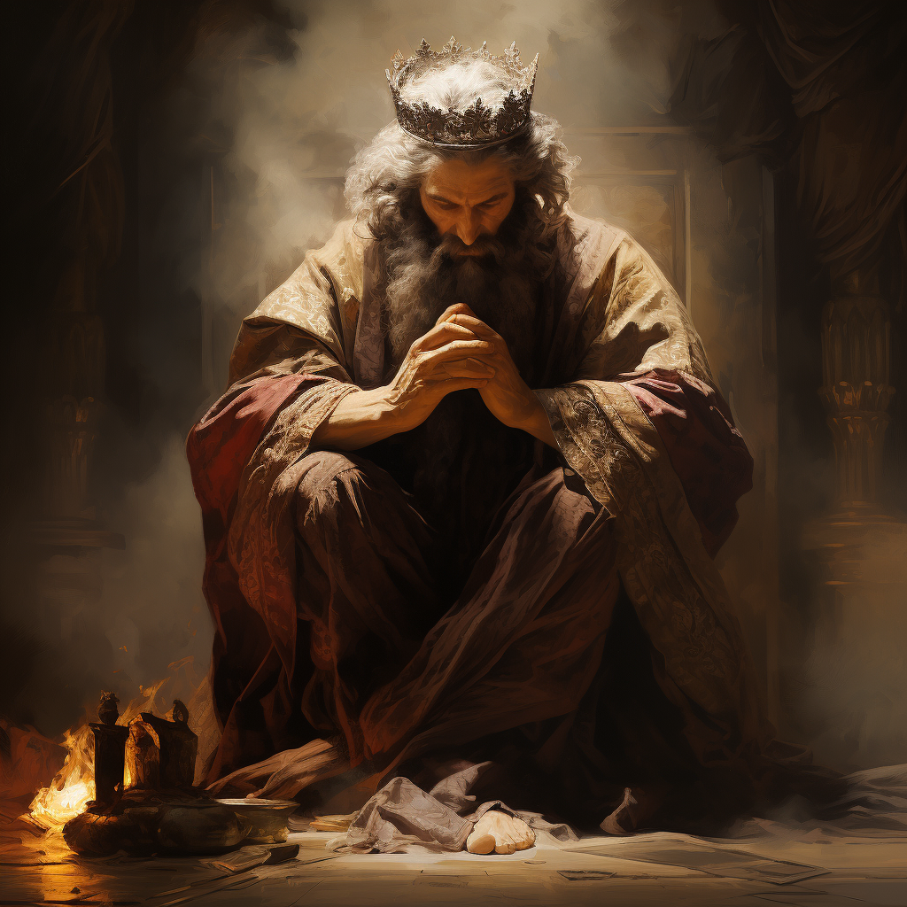 King Solomon Praying