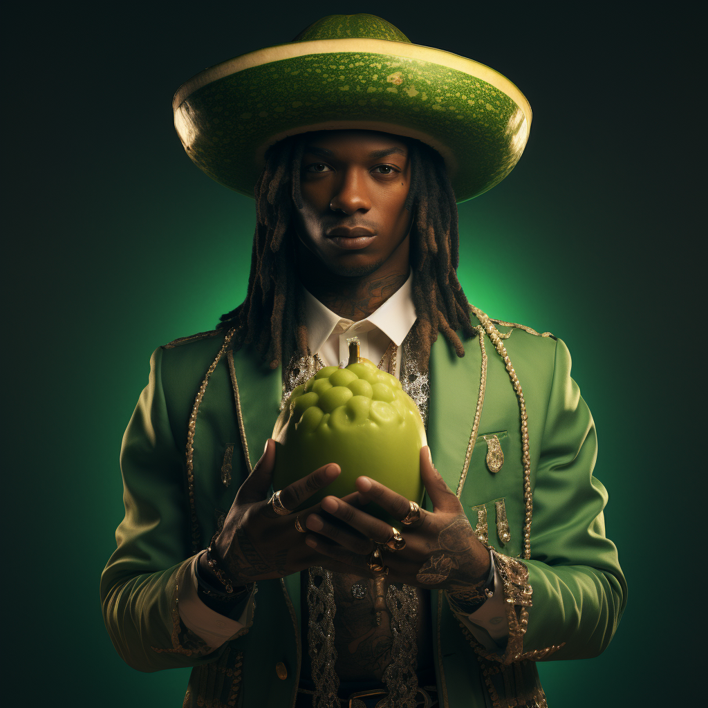 King Von Green Watermelon O Block