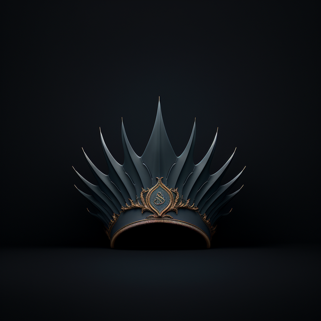 Minimalist kings crown shell image