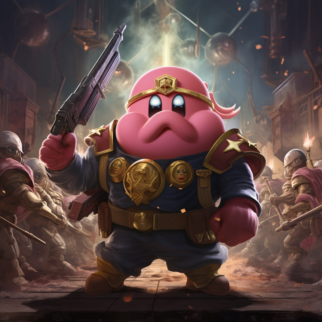 Kirby in Warhammer 40k Universe