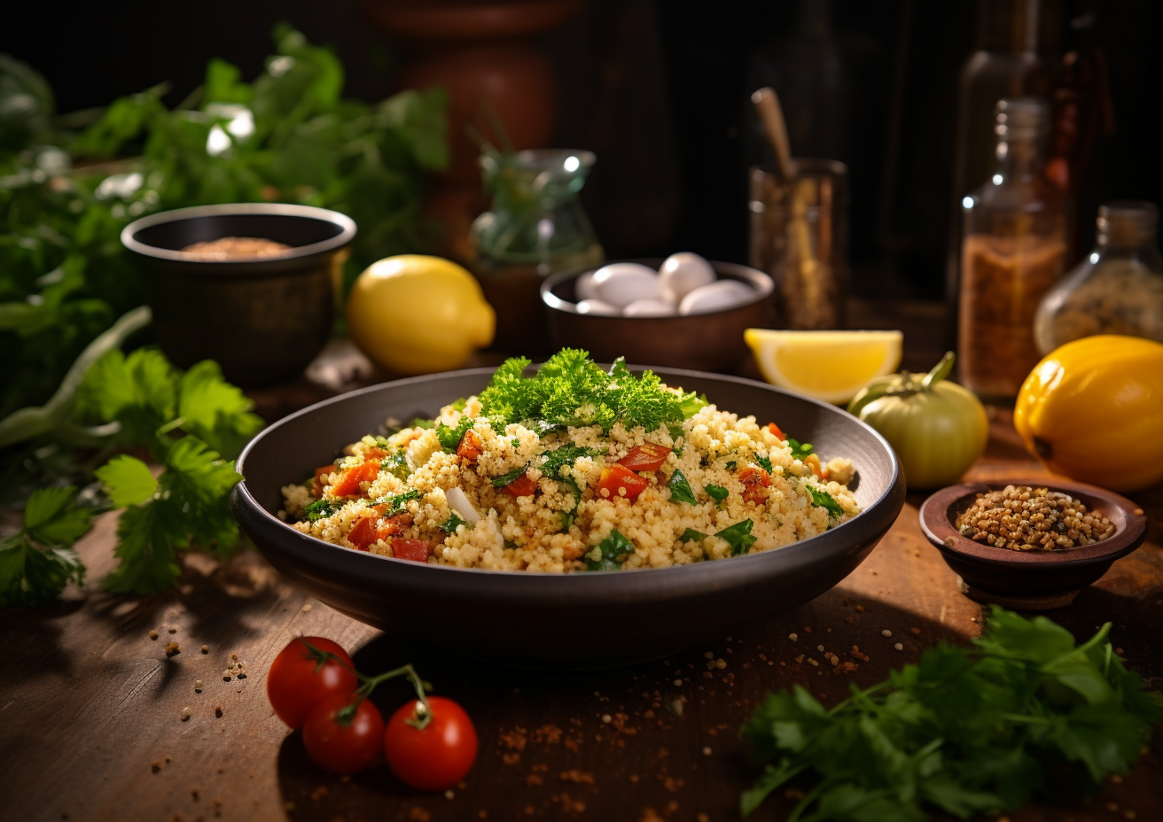 Fresh and Colorful Bulgur Salad