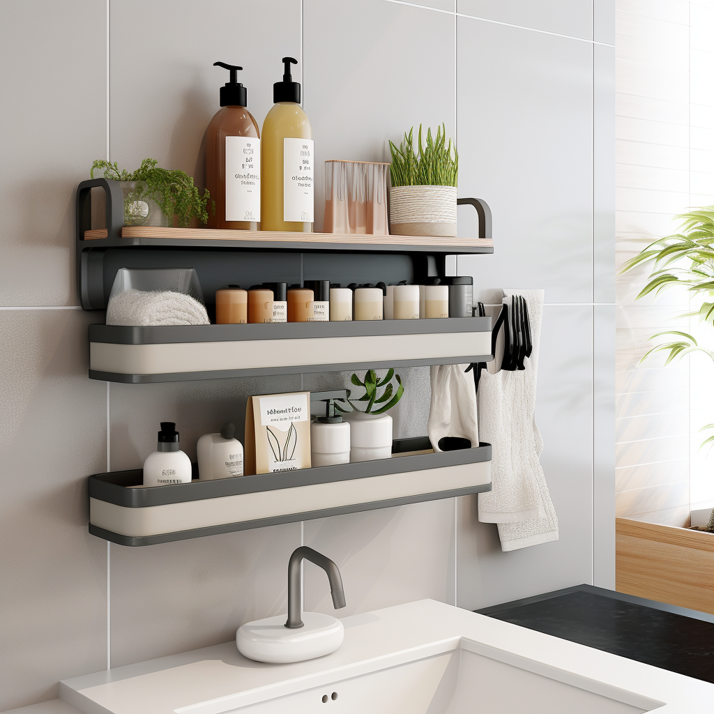 Practical Wall-Mounted Kitchen Storage Solution