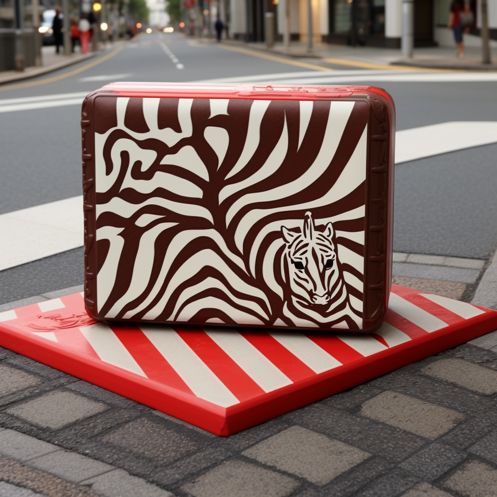 Kit Kat Chocolate Zebra Crossing in Japan