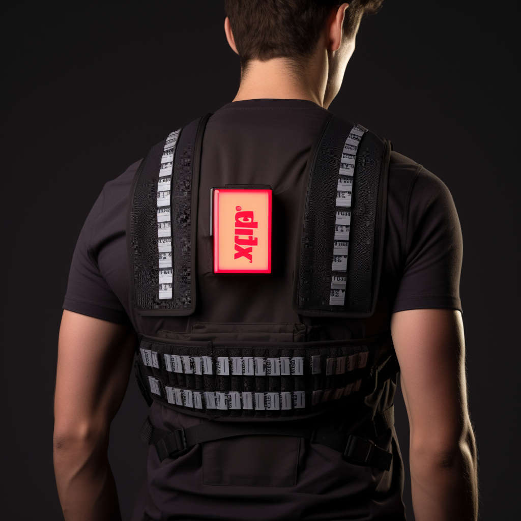 Kitkat ED Security Vest with QR Code