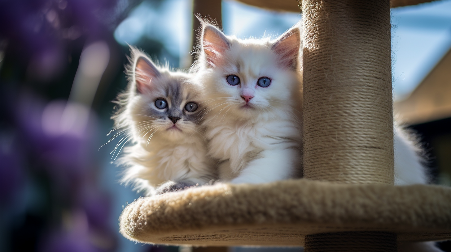 Kittens with Blue Eyes