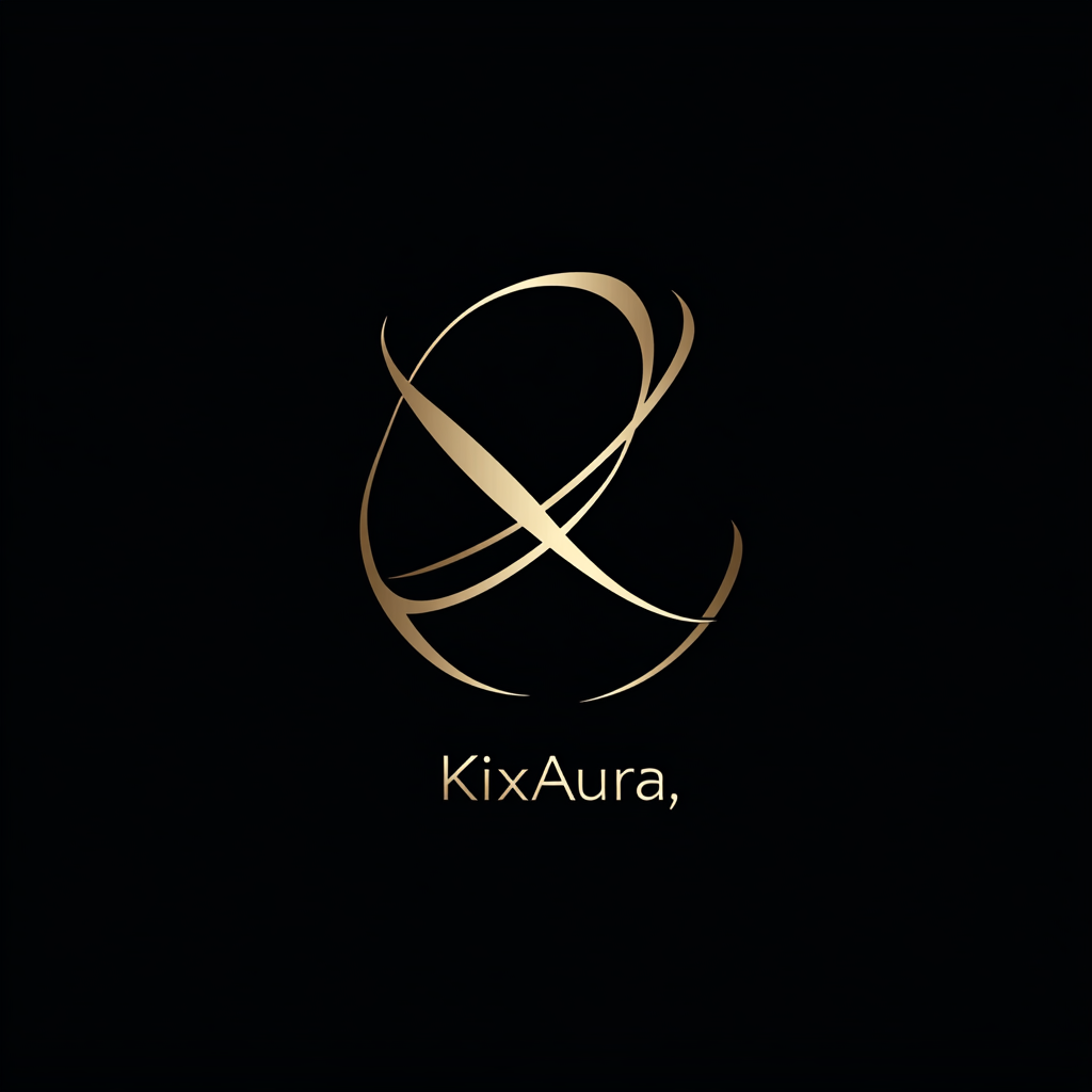 Minimalist Logo for KixAura Shop