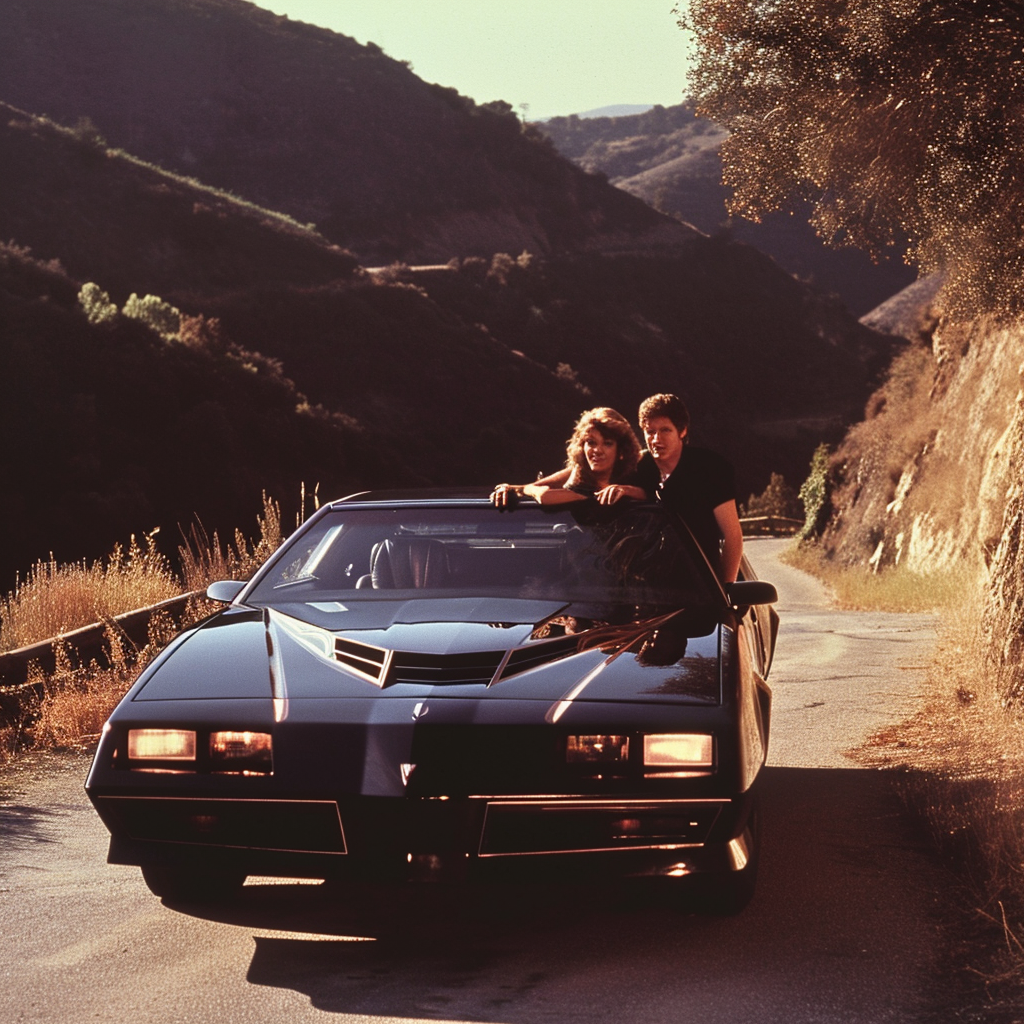 Knight Rider 1980s Michael Knight Scene