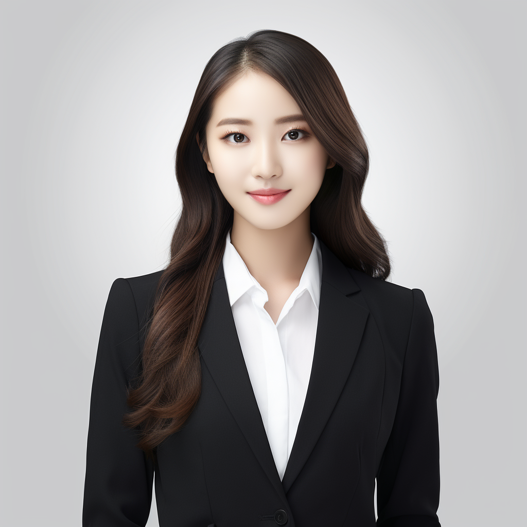 Korean Business Woman in Black