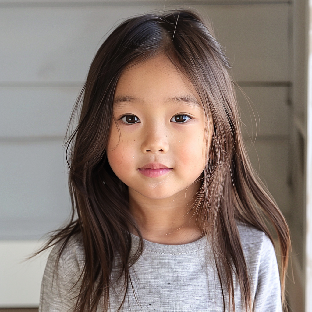 6-year-old Korean girl photo