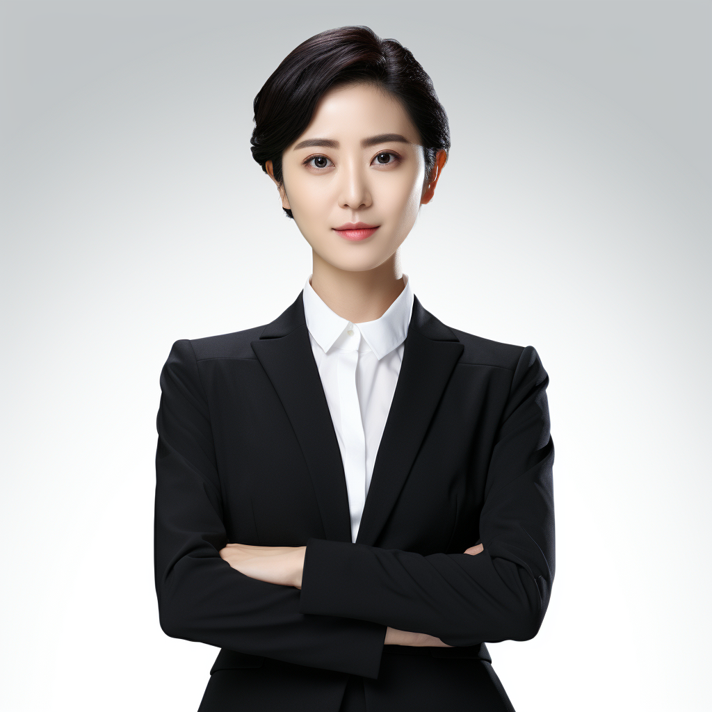 Korean Business Woman in Gongbi Style