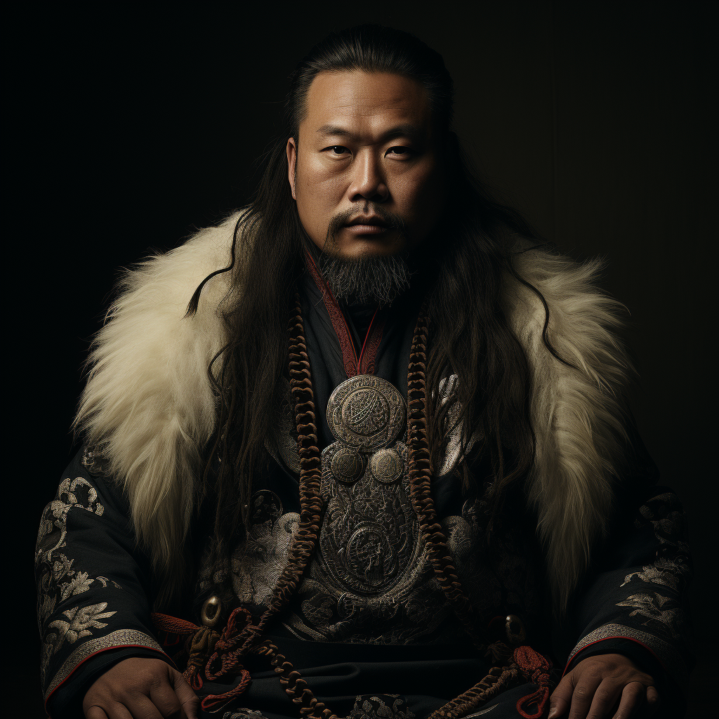 Kublai Khan portrait by Hasselblad