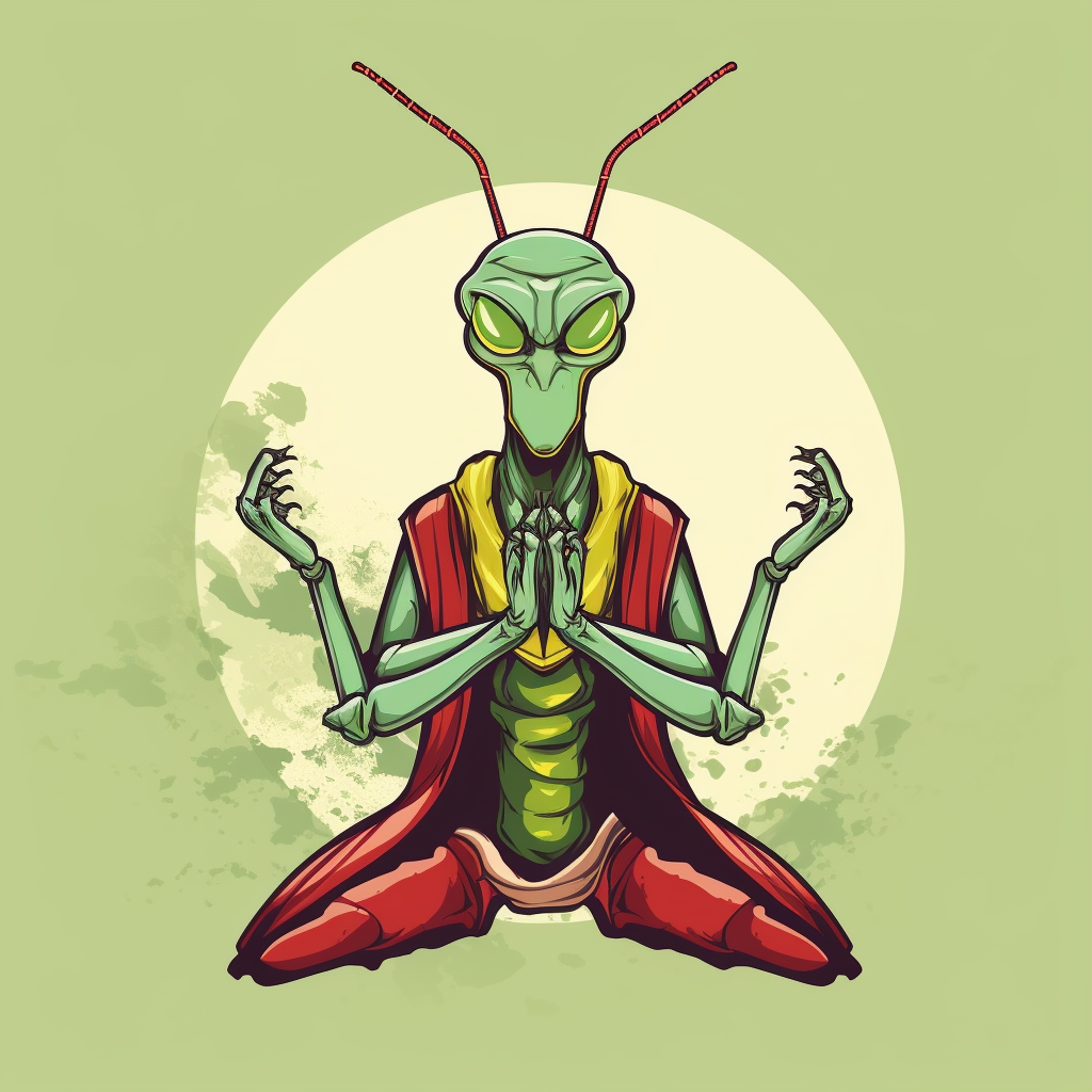 Praying Mantis Kung Fu Logo