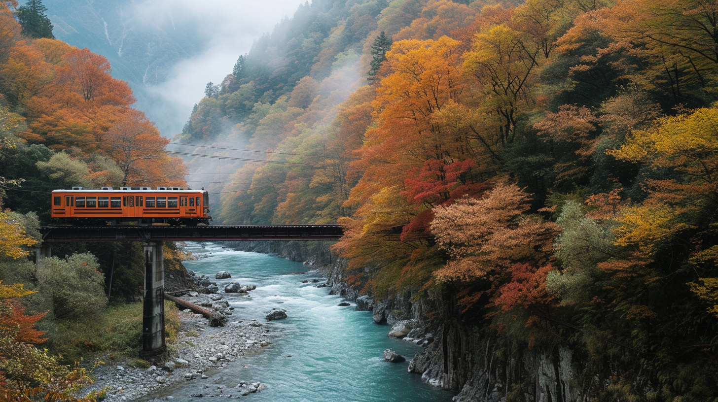 Kurobe Gorge Trolley Trip Spectacular Views