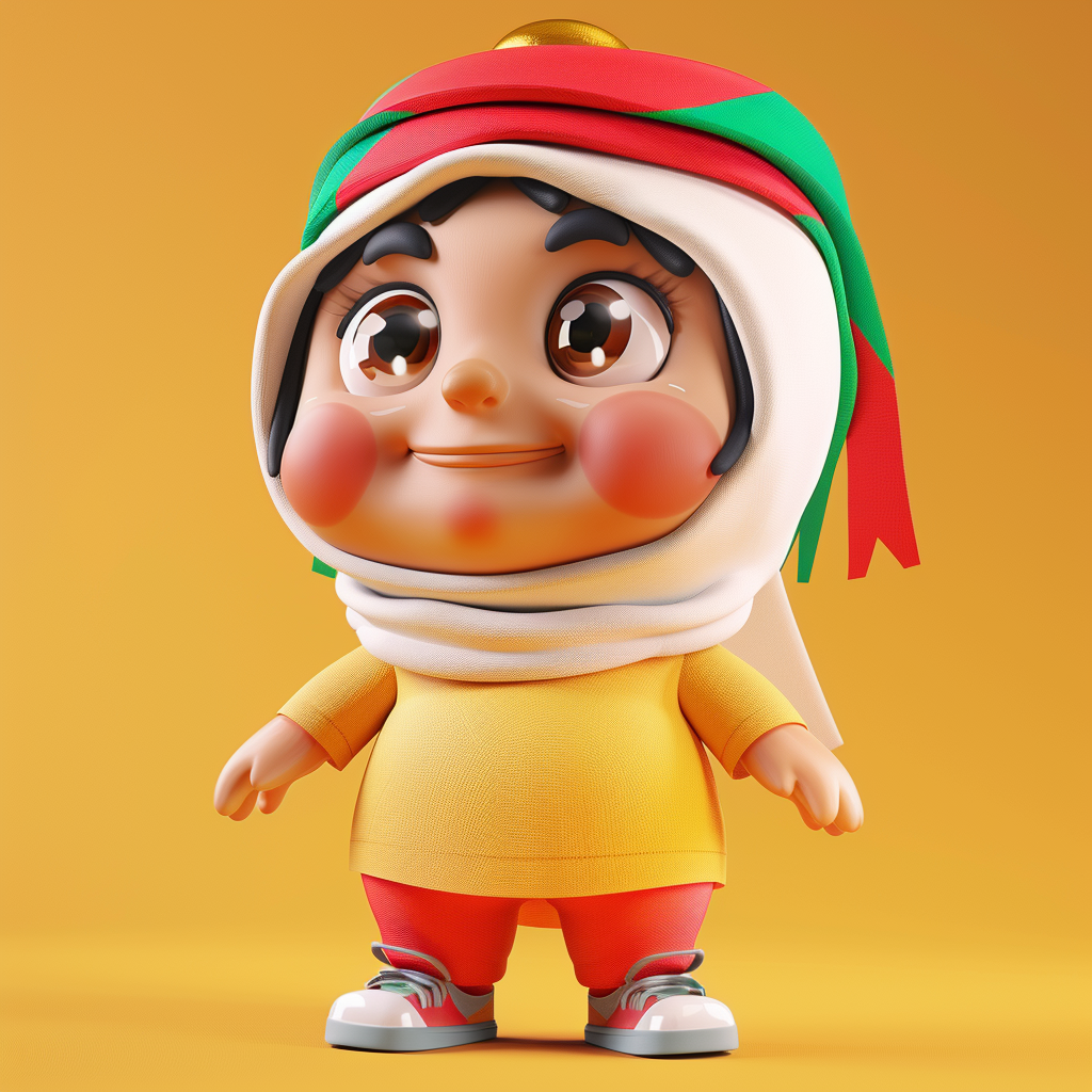 Kuwaiti Exchange Mascot Character Design