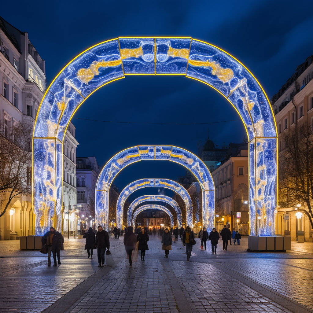 Kyiv Architecture Innovative Lighting