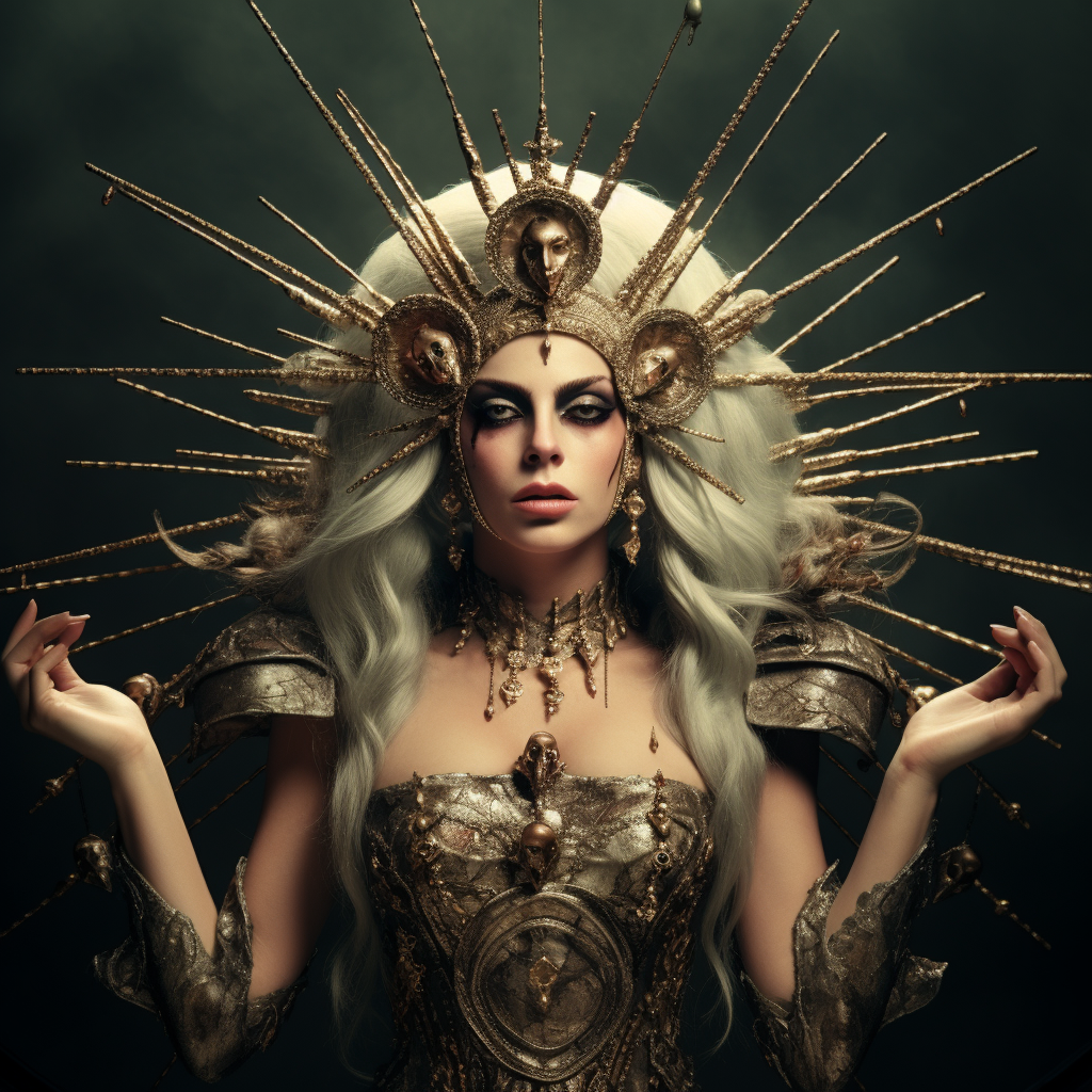 Lady Gaga high priestess goddess photo