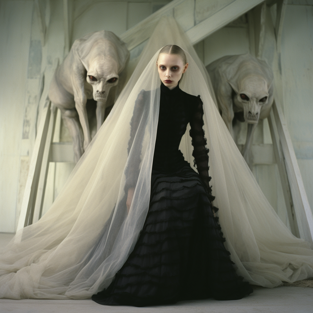 Enchanting Lady Nosferatu Image by Tim Walker