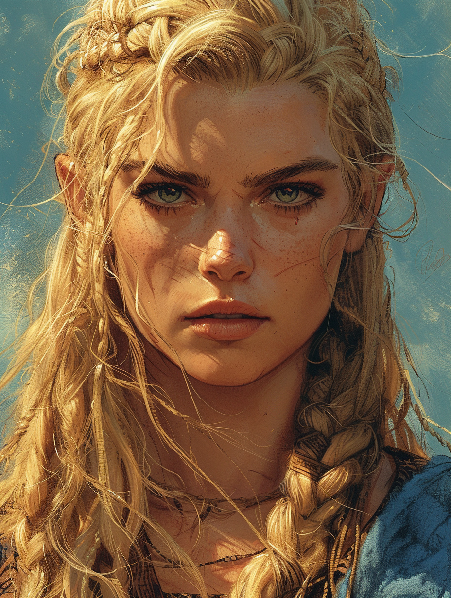 Rude and Furious Lagertha with Epic Defiant Look