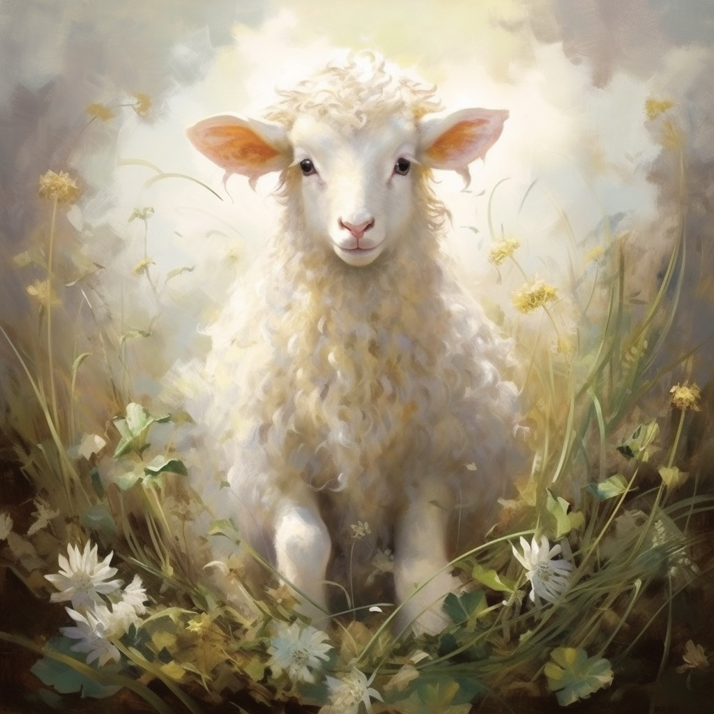 Art print of the Lamb of God