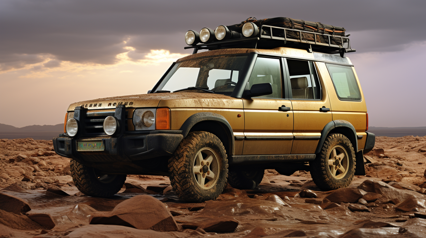 Land Rover Discovery with Mink Fur Covering