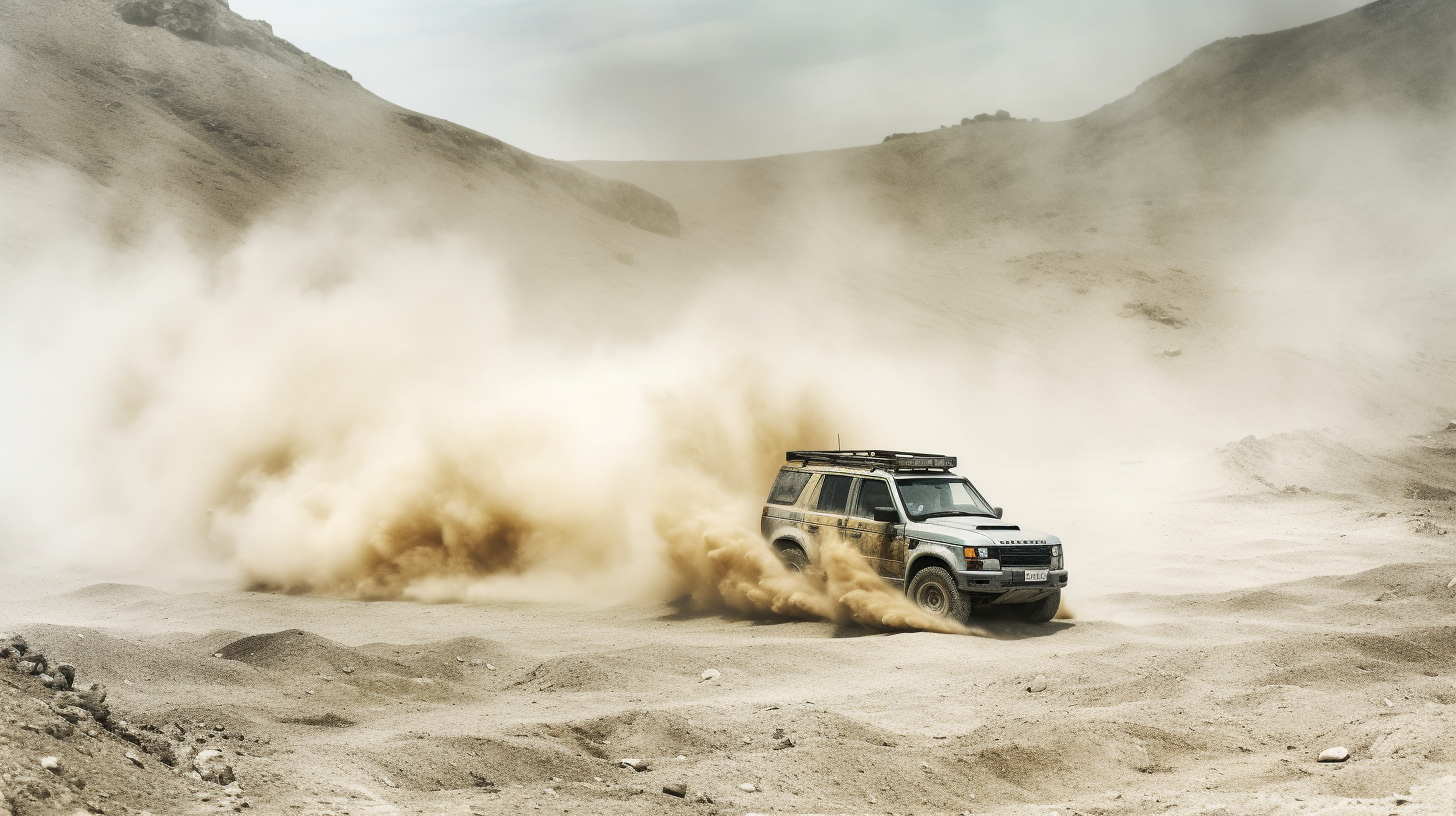 Lifted Land Rover Discovery Off-Road