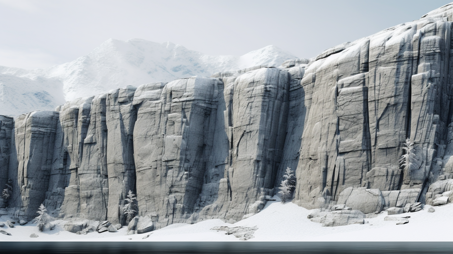 Landscape cliffs with beautiful rock layers