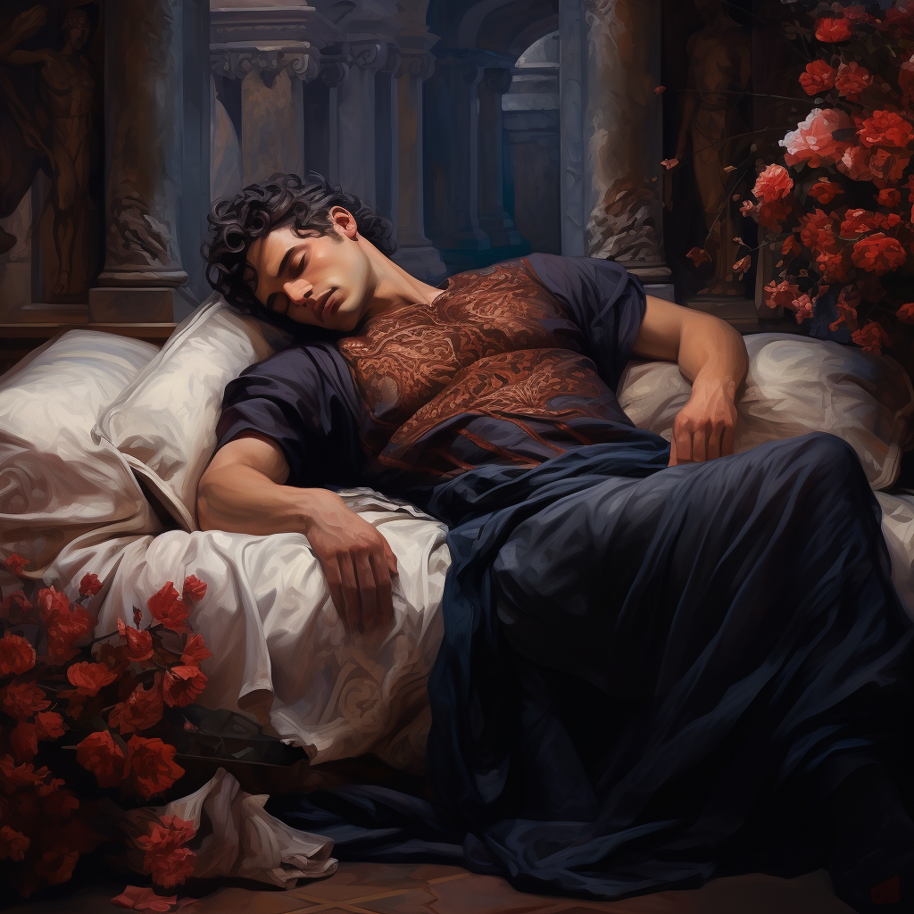 Gorgeous portrayal of Greek God Ades