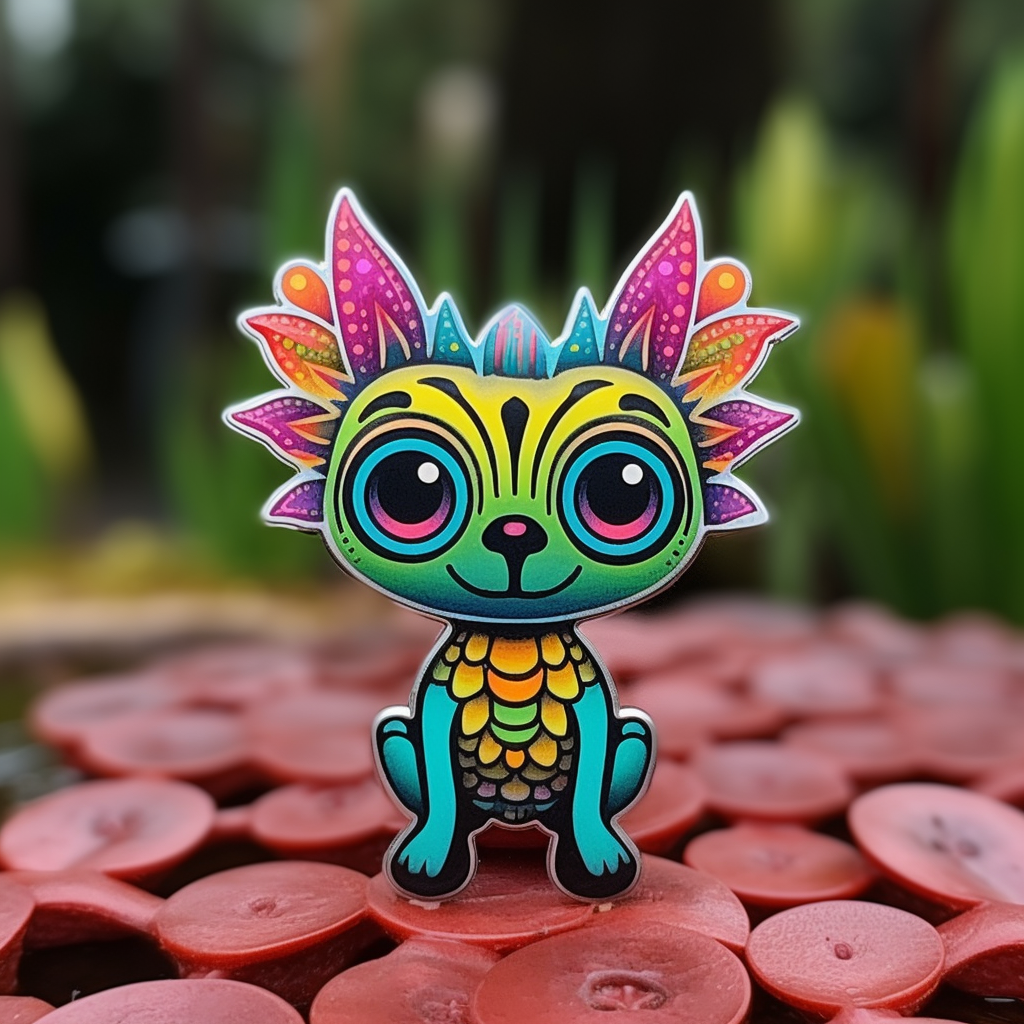 Colorful Alebrijes Lapel Pins for All Seasons