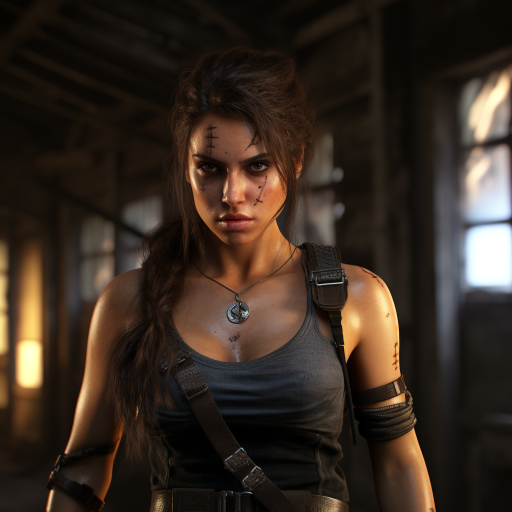 Lara Croft in Action