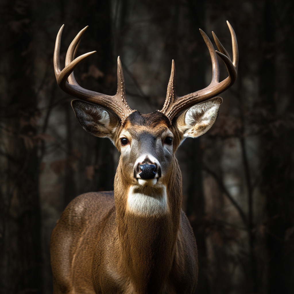 Majestic 8 Point Buck Close Up