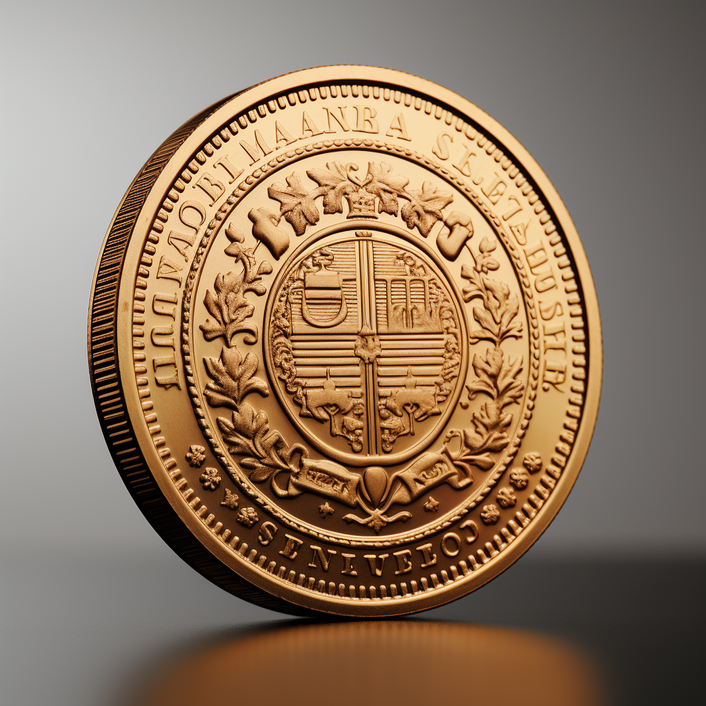 3D model of a large coin