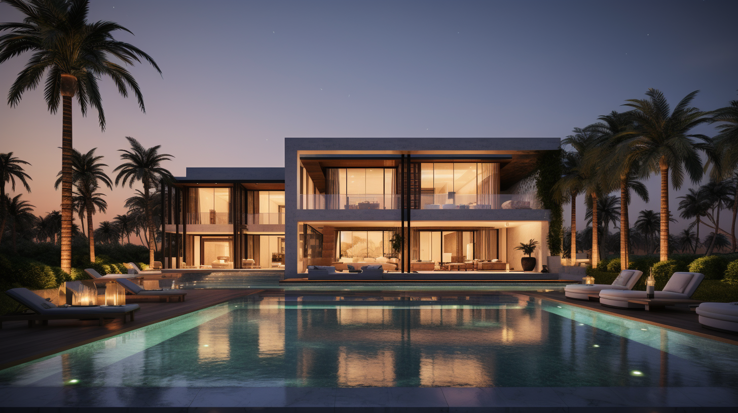 Largest UAE Luxury Villa with Minimalistic Design