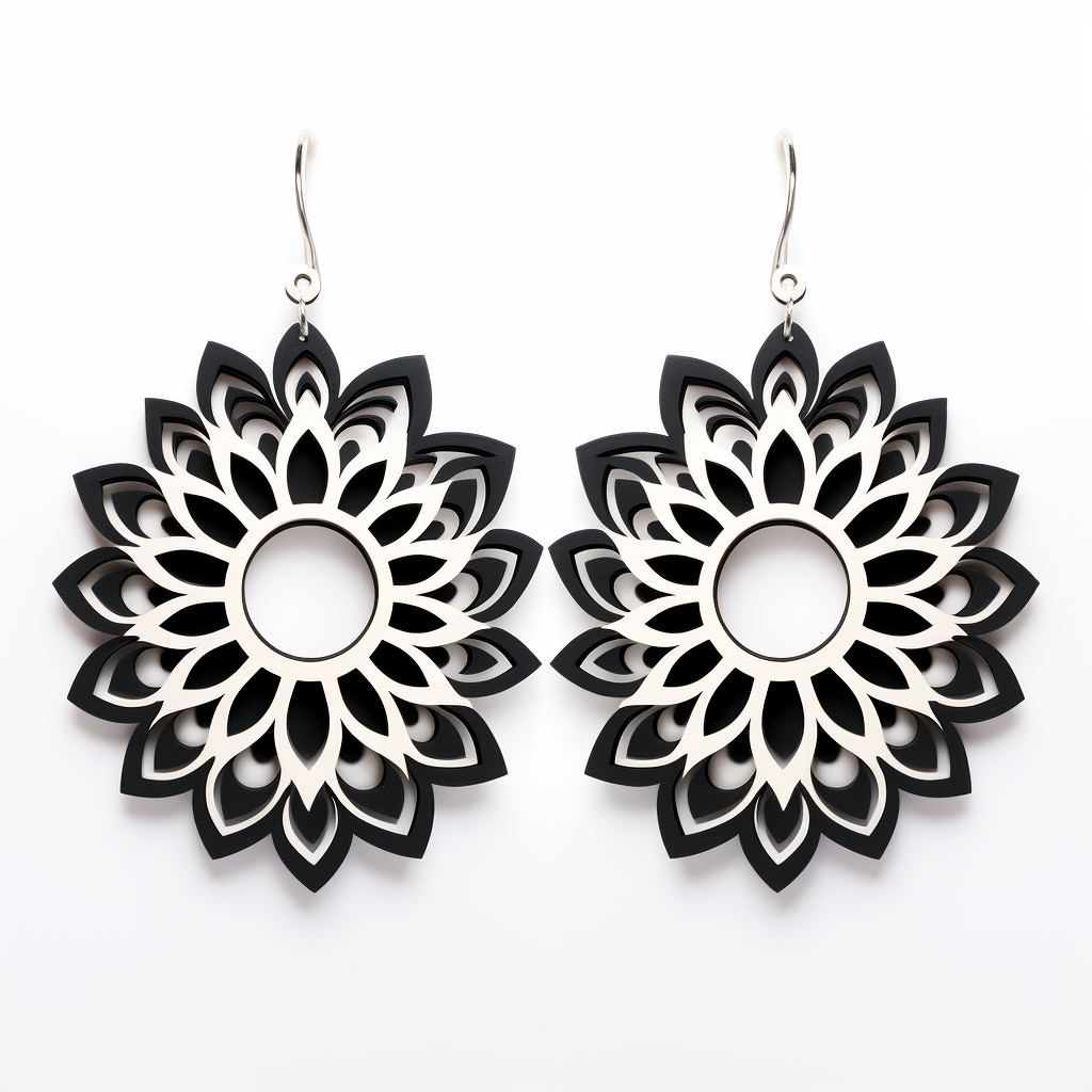 Beautiful Lasercut Earring Vishvadevas Design