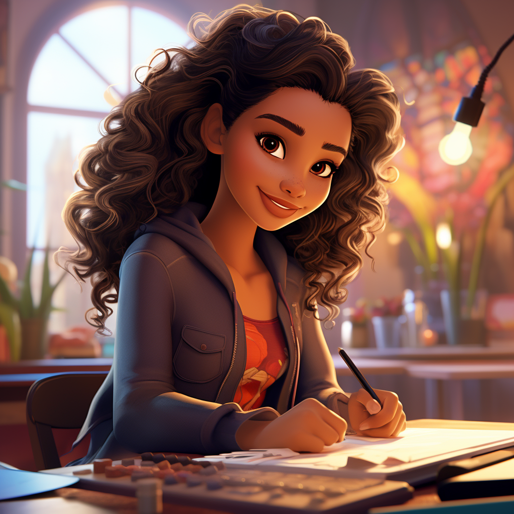 Latina animator journey passion paycheck