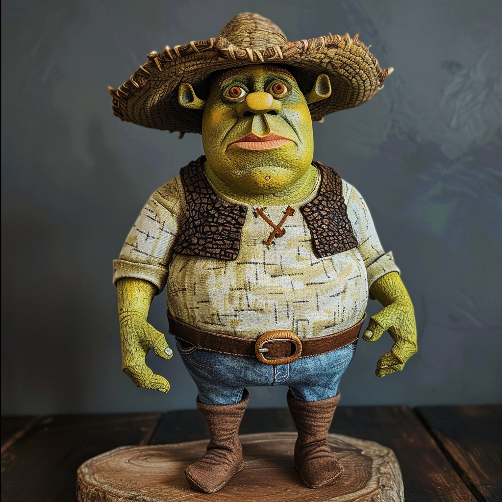 Latino Shrek Character Cartoon