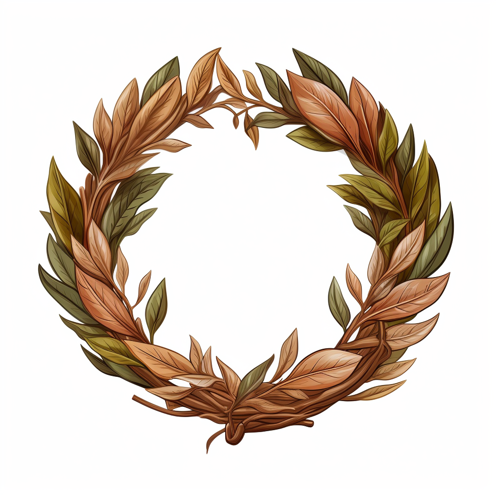 Laurel Wreath Roots Symbol Image