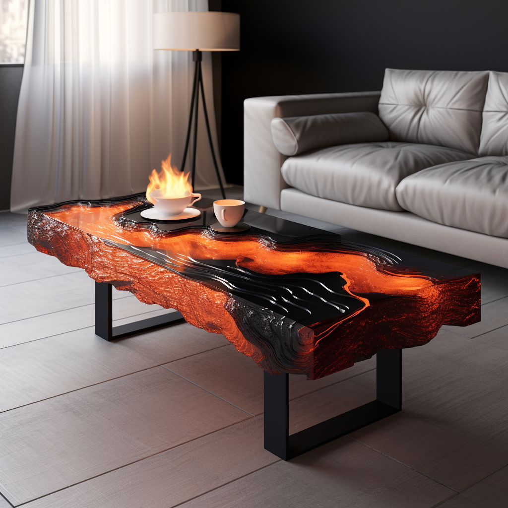 Lava Flow Center Table