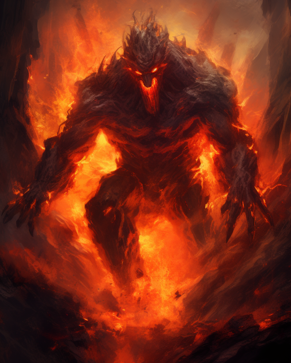 Epic Lava God Monster