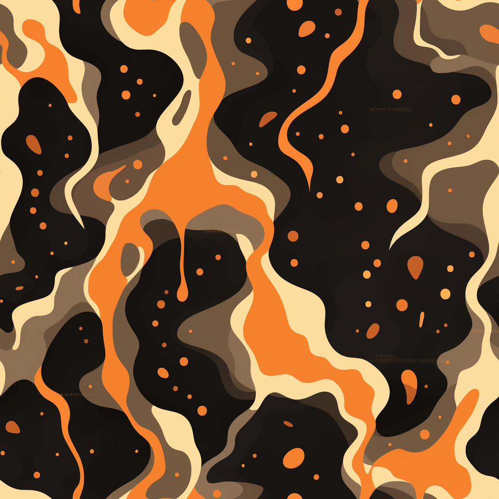 Lava River Grid Pattern Design