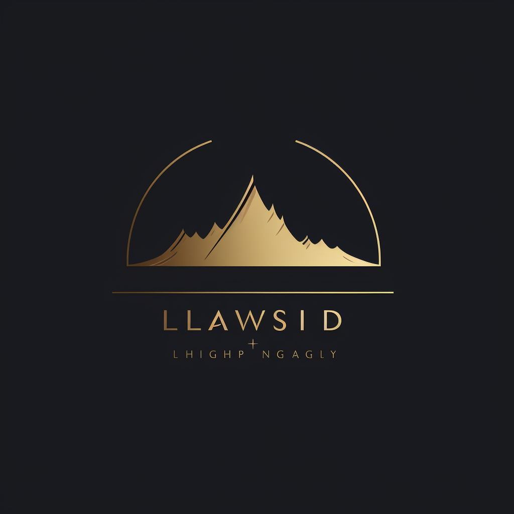 Sleek and elegant logo for LavishLanding