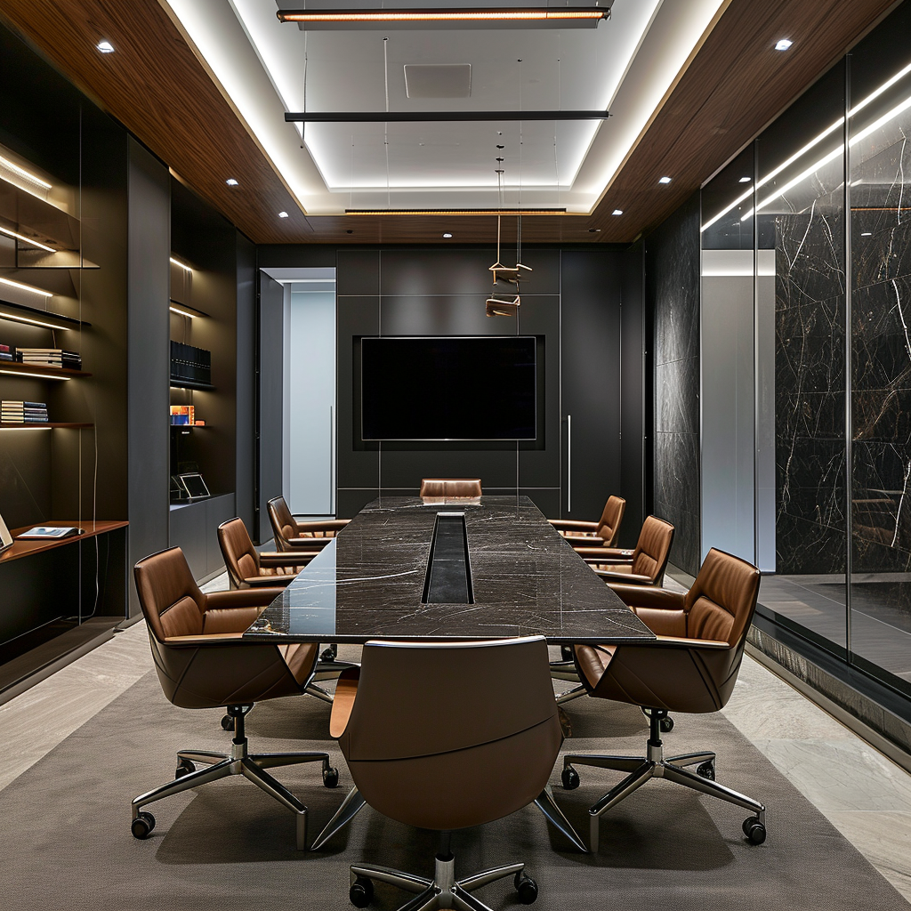 modern law firm meeting room New York