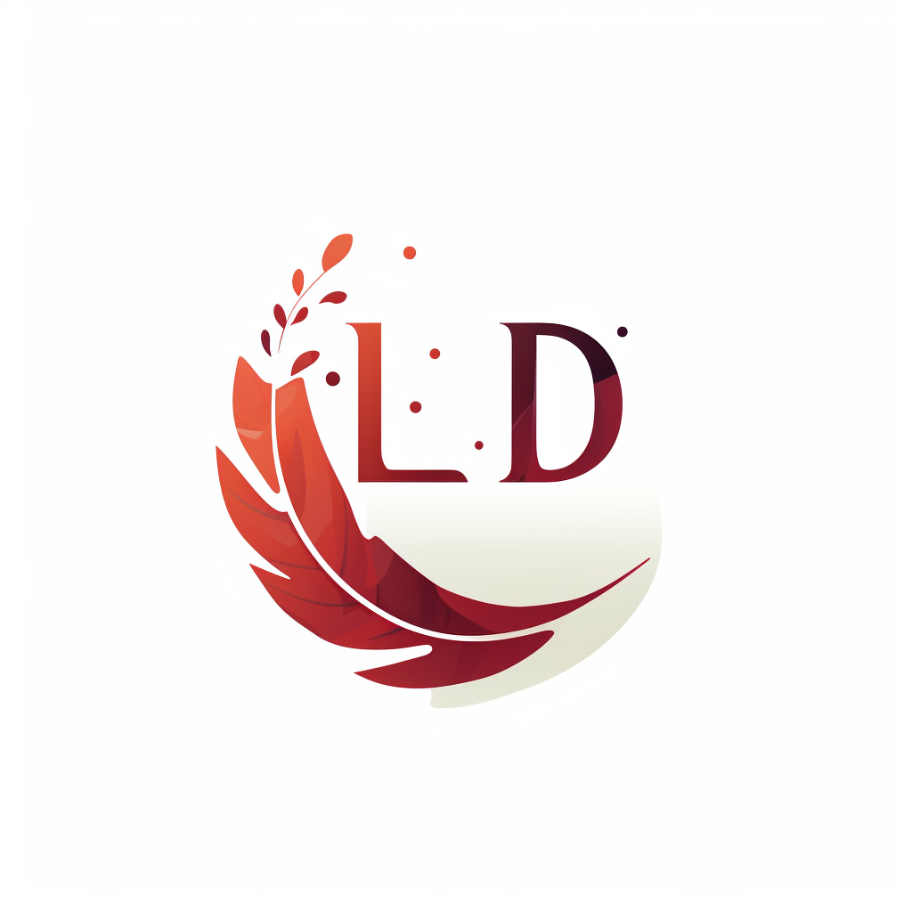 Unique LD logo design for brand recognition