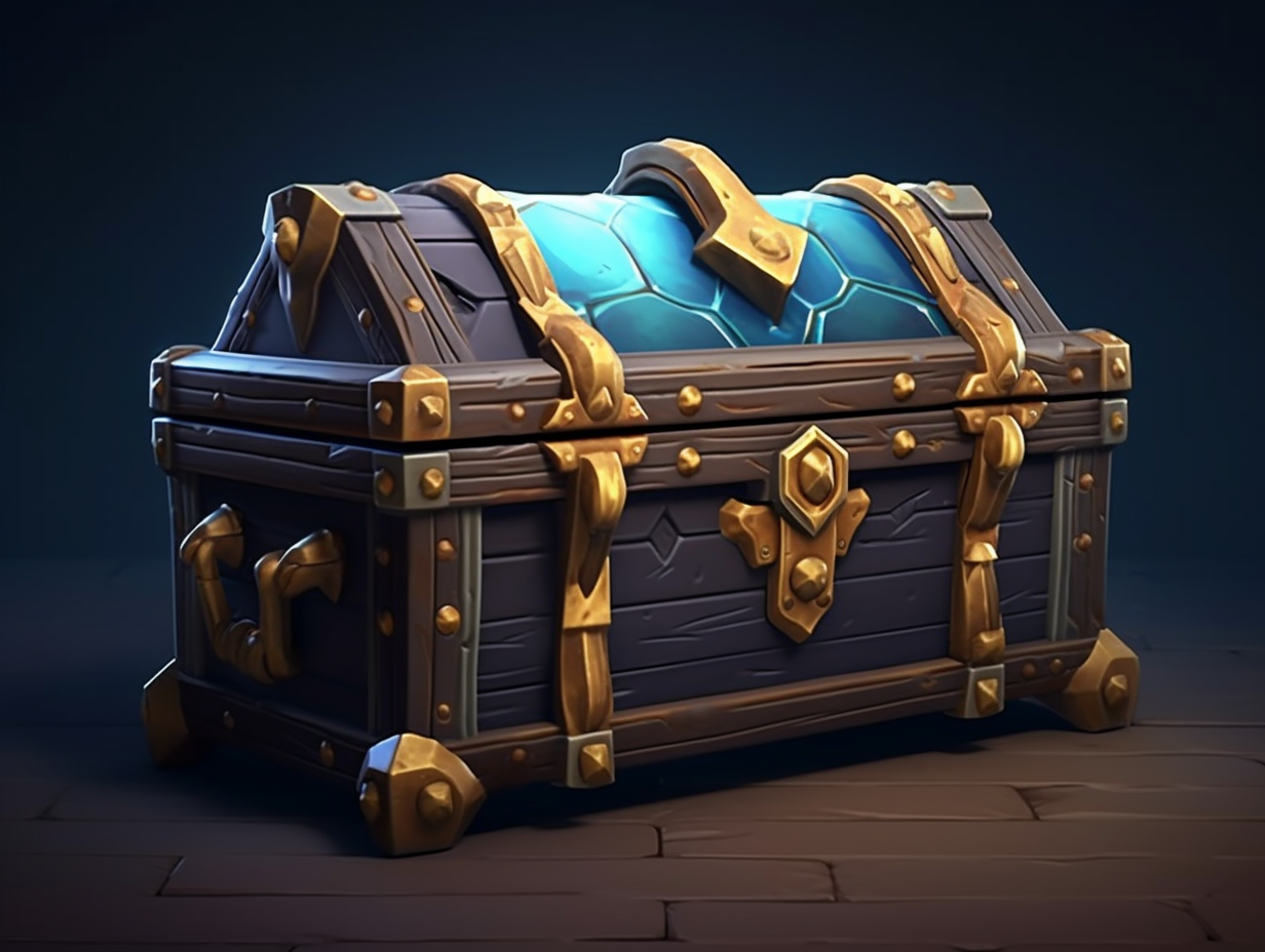 Mobile game assets in League of Legends style