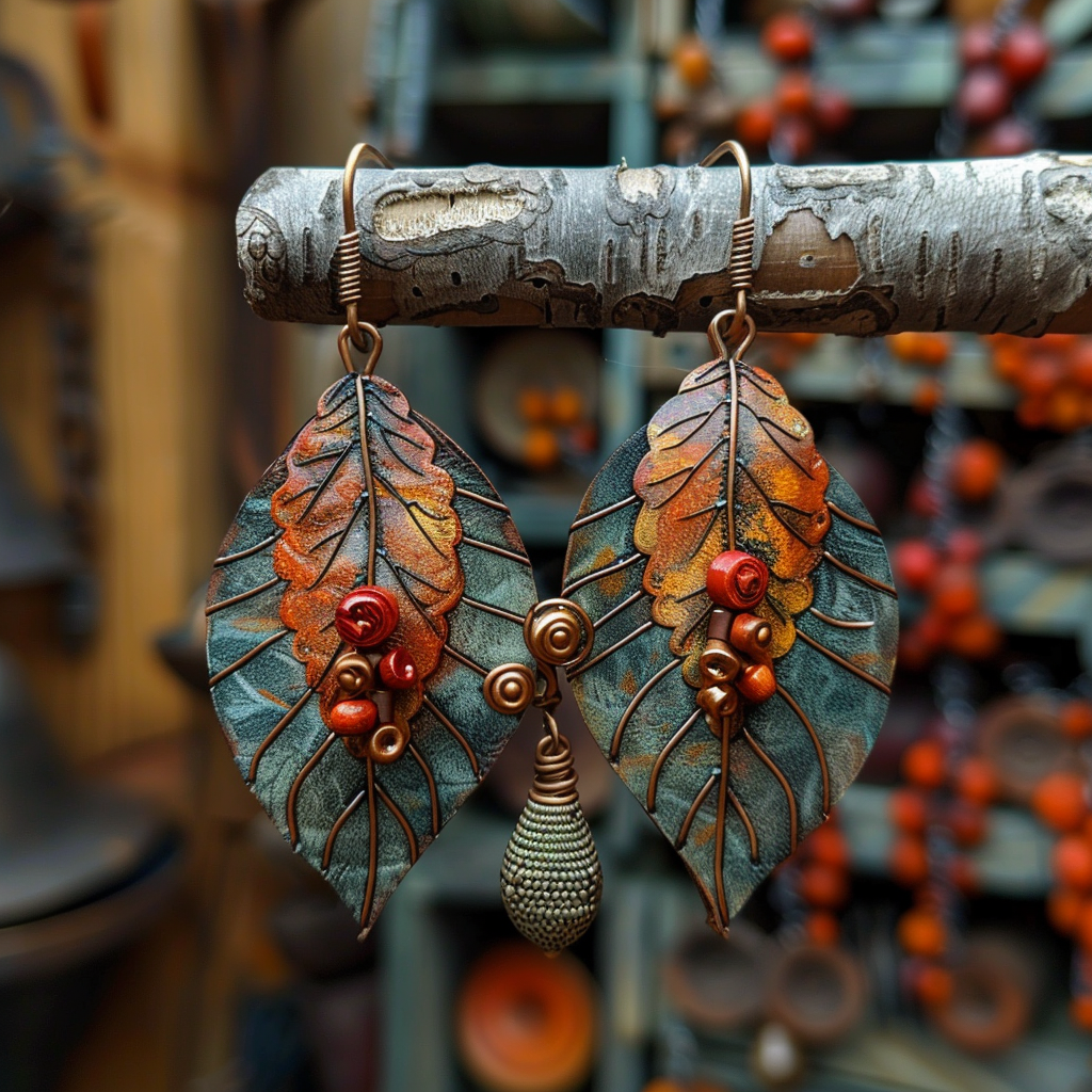 Leather Wonderland Earrings Collection