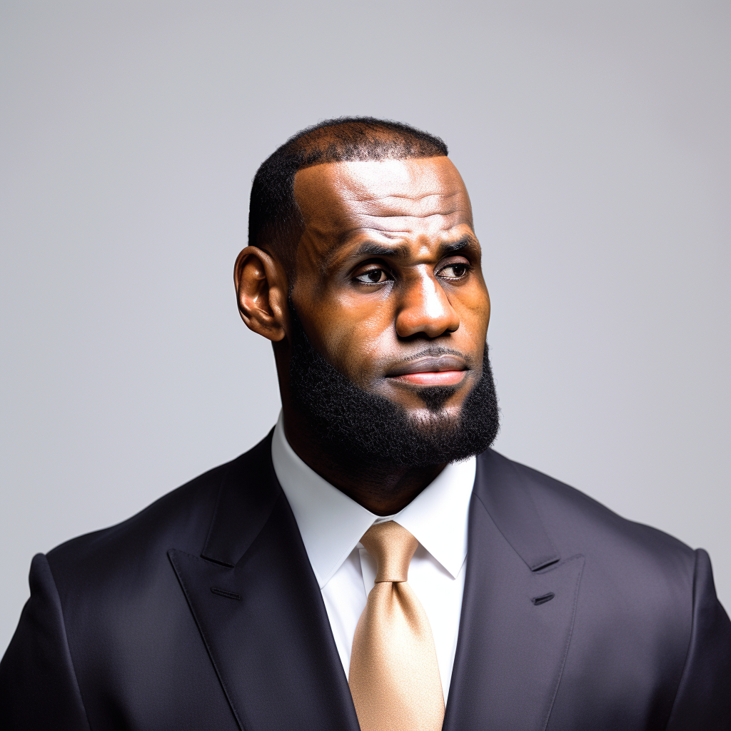 Combination of LeBron James and Donald Trump