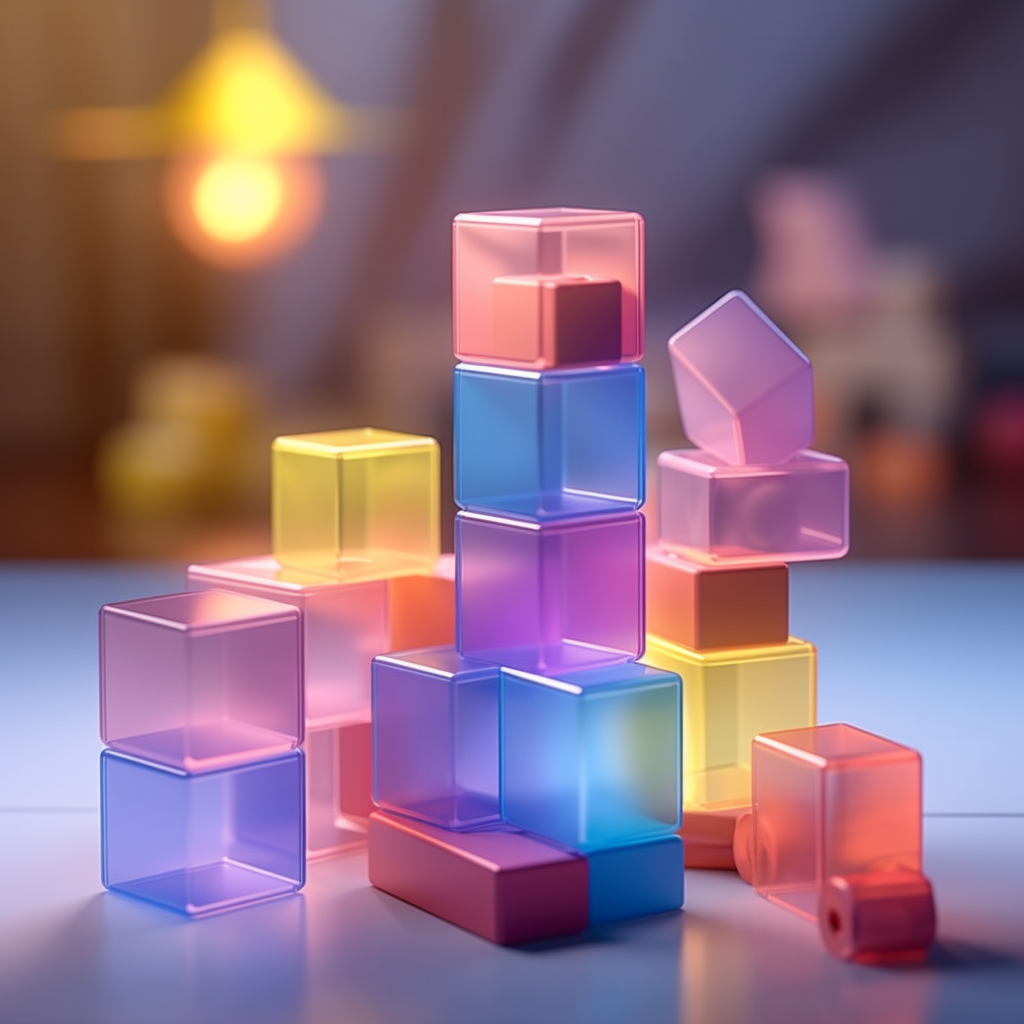 Colorful LED Blocks Toys for Kids