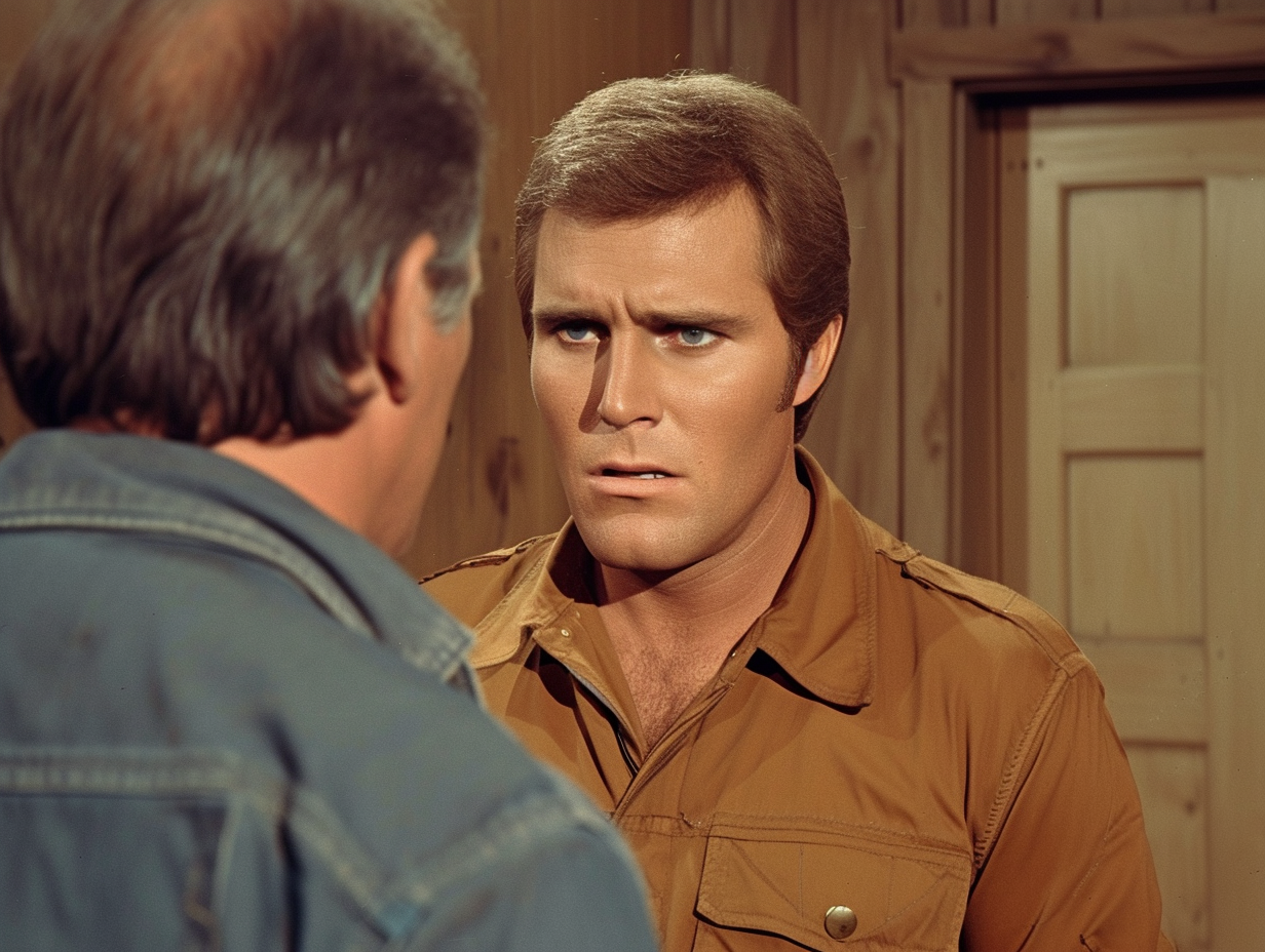 Lee Majors Discussing in 1971