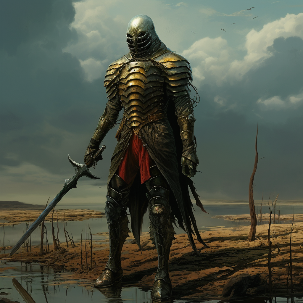 Image of a leech knight